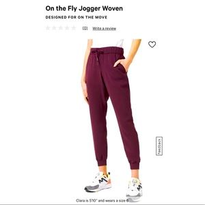 Lululemon On The Fly Jogger 28” Woven